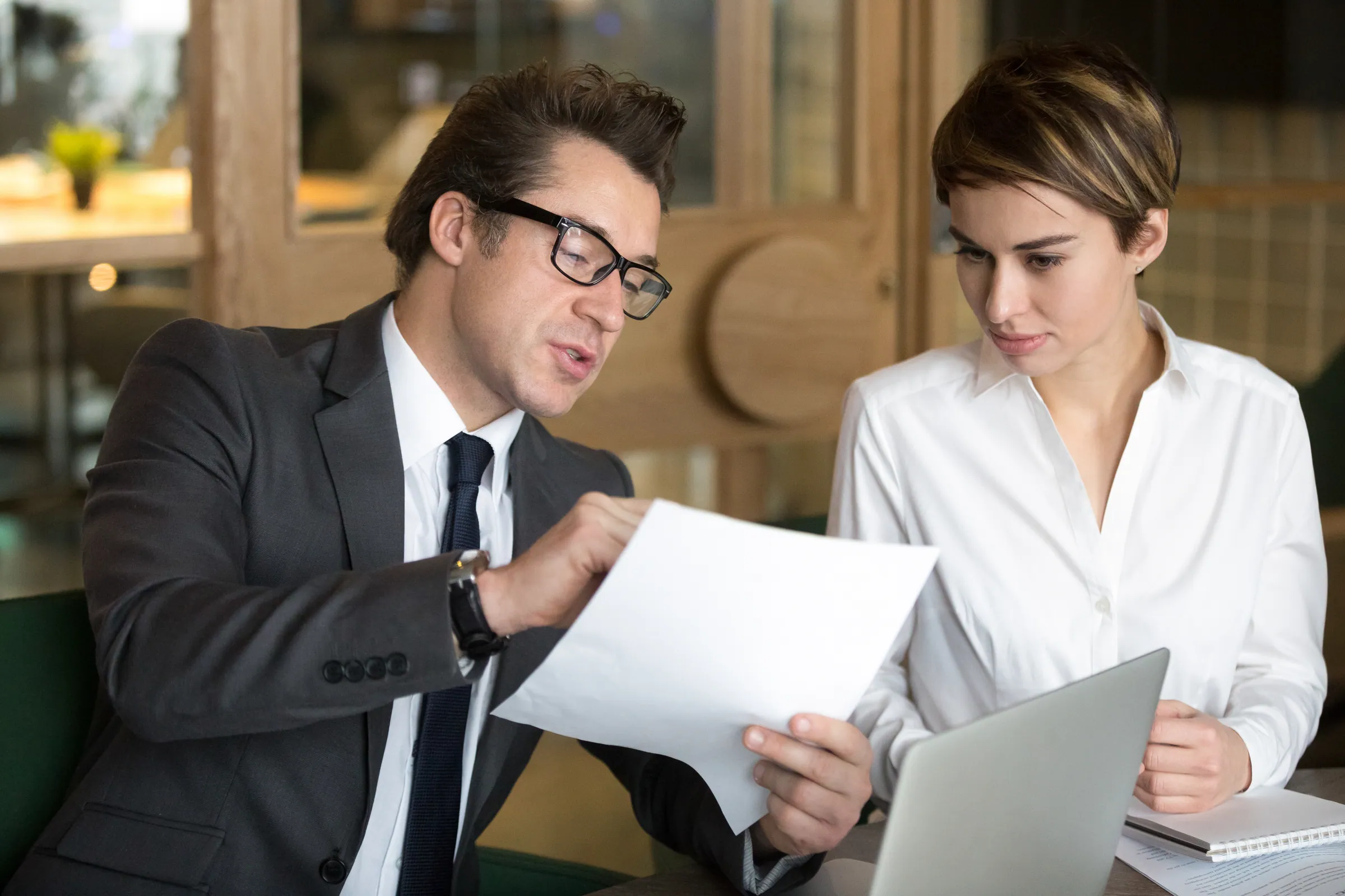 An adviser working across connected systems